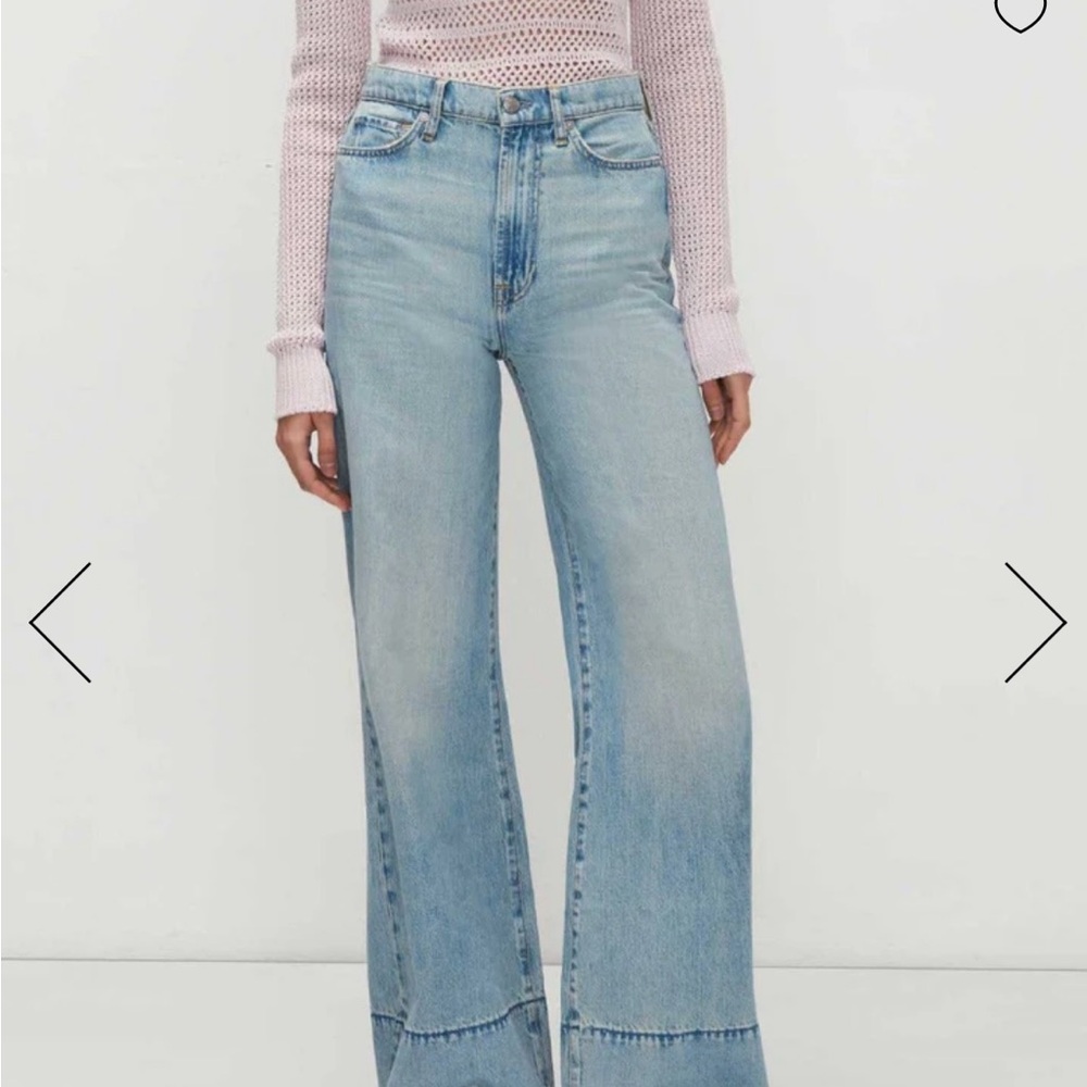 7 For All Mankind Light Blue wide leg Jeans